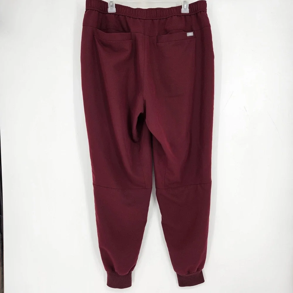 Figs Scrub Pants Mens XL Tansen Nurses Healthcare Uniforms‎ Jogger Burgundy